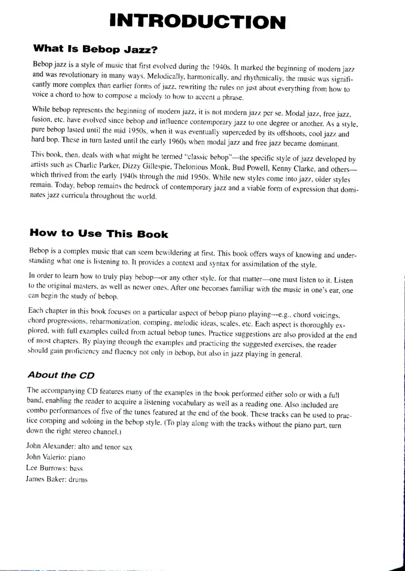 JohnValerio-BeBopJazzPiano_一万首著名钢琴曲谱哈农贝多芬合集视频教学电子版高清无水印可打印_07各风格钢琴谱合集_BebopJazzPiano_原版钢琴教材附音频