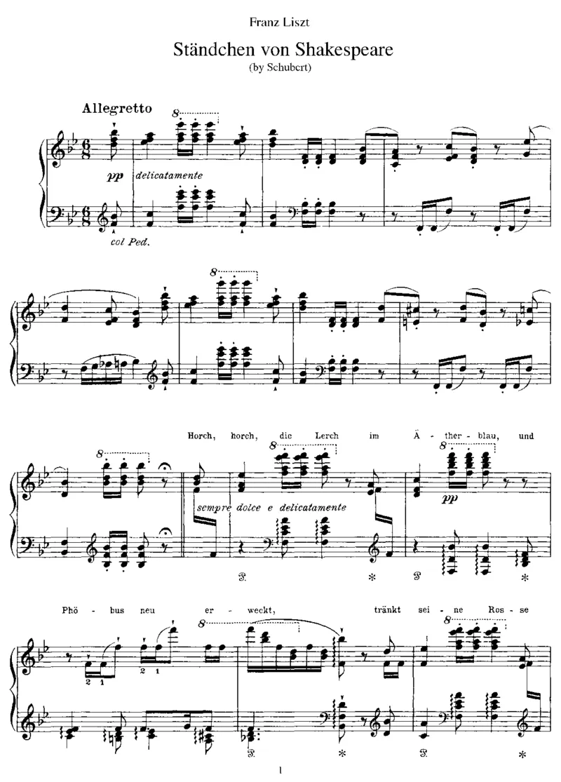StandchenvonShakespeare(Schubert)_一万首著名钢琴曲谱哈农贝多芬合集视频教学电子版高清无水印可打印_1古典钢琴知名音乐家谱_李斯特钢琴谱全集_改编舒伯特