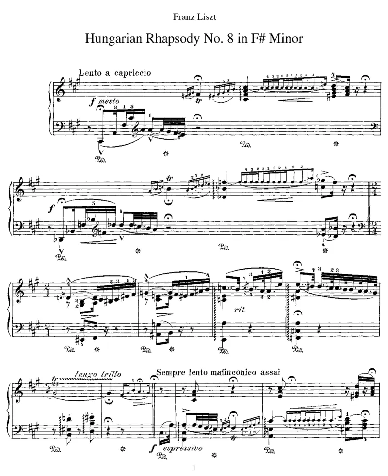 HungarianRhapsodyNo8inf#_NoRestriction_一万首著名钢琴曲谱哈农贝多芬合集视频教学电子版高清无水印可打印_1古典钢琴知名音乐家谱_李斯特钢琴谱全集_匈牙利狂想曲