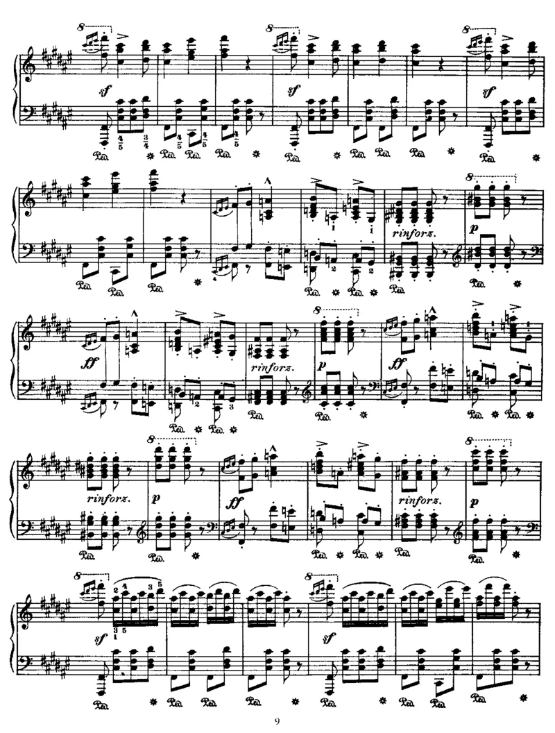 HungarianRhapsodyNo8inf#_NoRestriction_一万首著名钢琴曲谱哈农贝多芬合集视频教学电子版高清无水印可打印_1古典钢琴知名音乐家谱_李斯特钢琴谱全集_匈牙利狂想曲