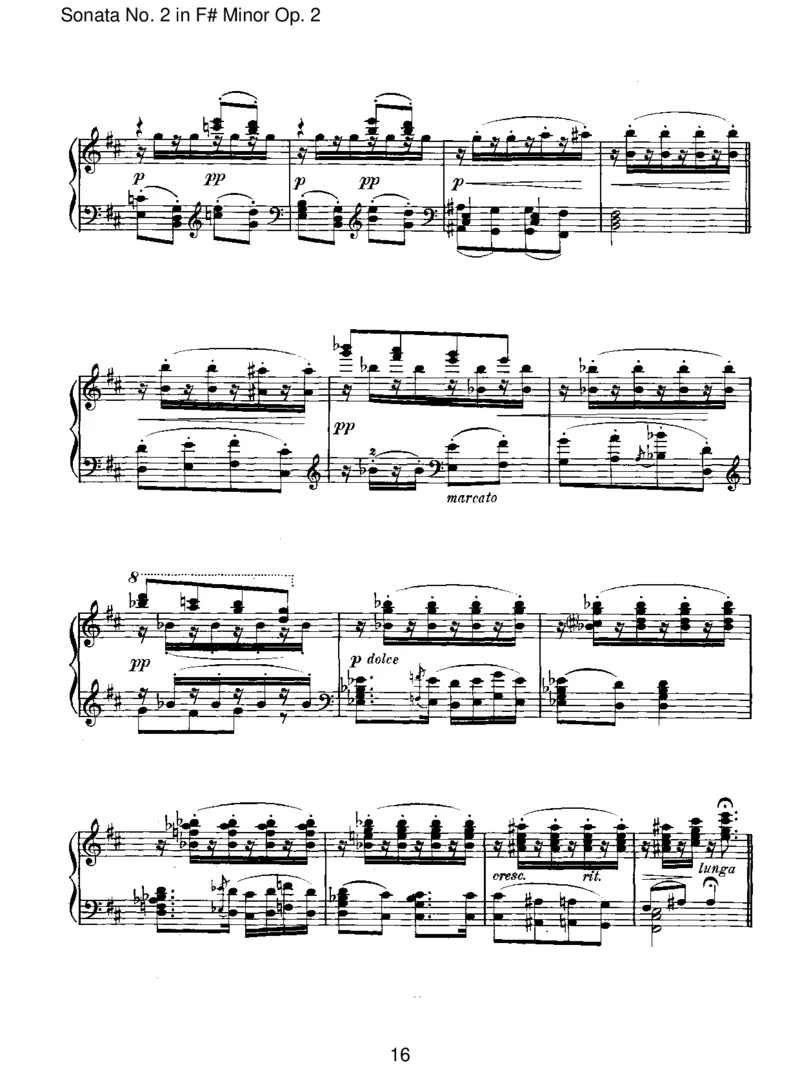 SonataNo.2inF#MinorOp.2_一万首著名钢琴曲谱哈农贝多芬合集视频教学电子版高清无水印可打印_1古典钢琴知名音乐家谱_勃拉姆斯钢琴谱全集_I.Sonatas