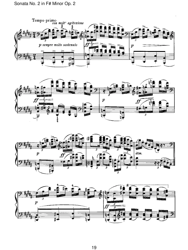SonataNo.2inF#MinorOp.2_一万首著名钢琴曲谱哈农贝多芬合集视频教学电子版高清无水印可打印_1古典钢琴知名音乐家谱_勃拉姆斯钢琴谱全集_I.Sonatas