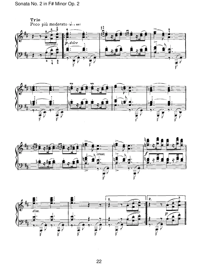 SonataNo.2inF#MinorOp.2_一万首著名钢琴曲谱哈农贝多芬合集视频教学电子版高清无水印可打印_1古典钢琴知名音乐家谱_勃拉姆斯钢琴谱全集_I.Sonatas