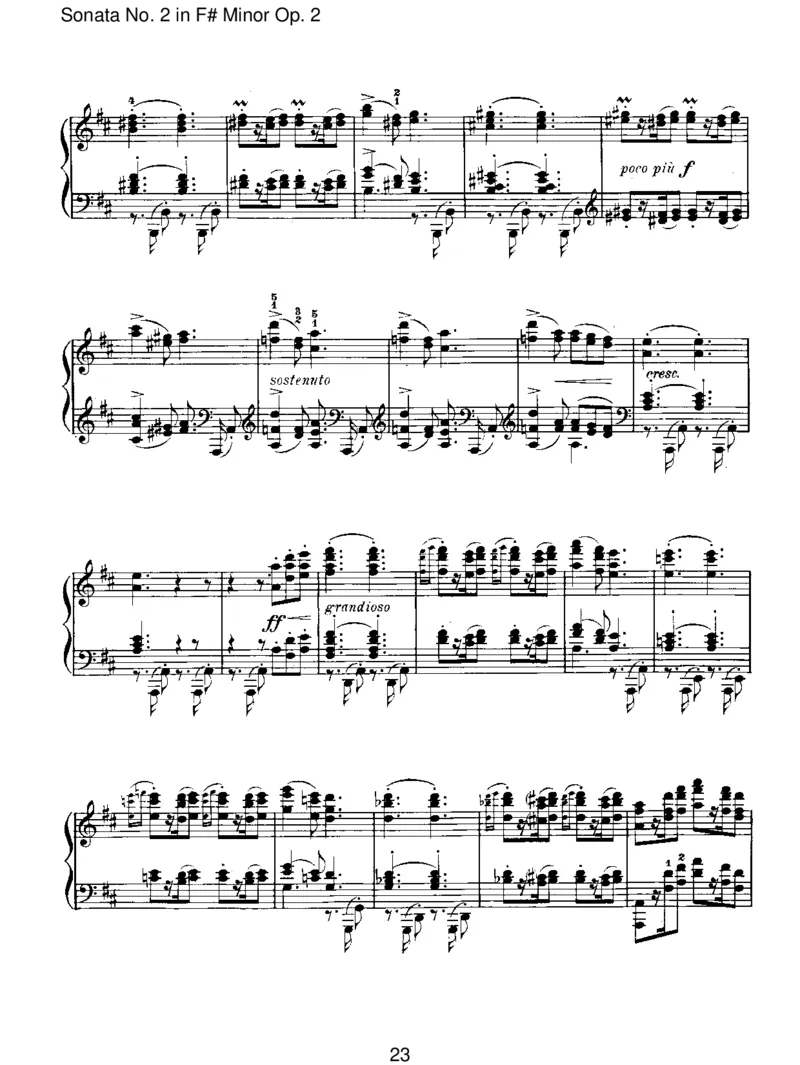 SonataNo.2inF#MinorOp.2_一万首著名钢琴曲谱哈农贝多芬合集视频教学电子版高清无水印可打印_1古典钢琴知名音乐家谱_勃拉姆斯钢琴谱全集_I.Sonatas