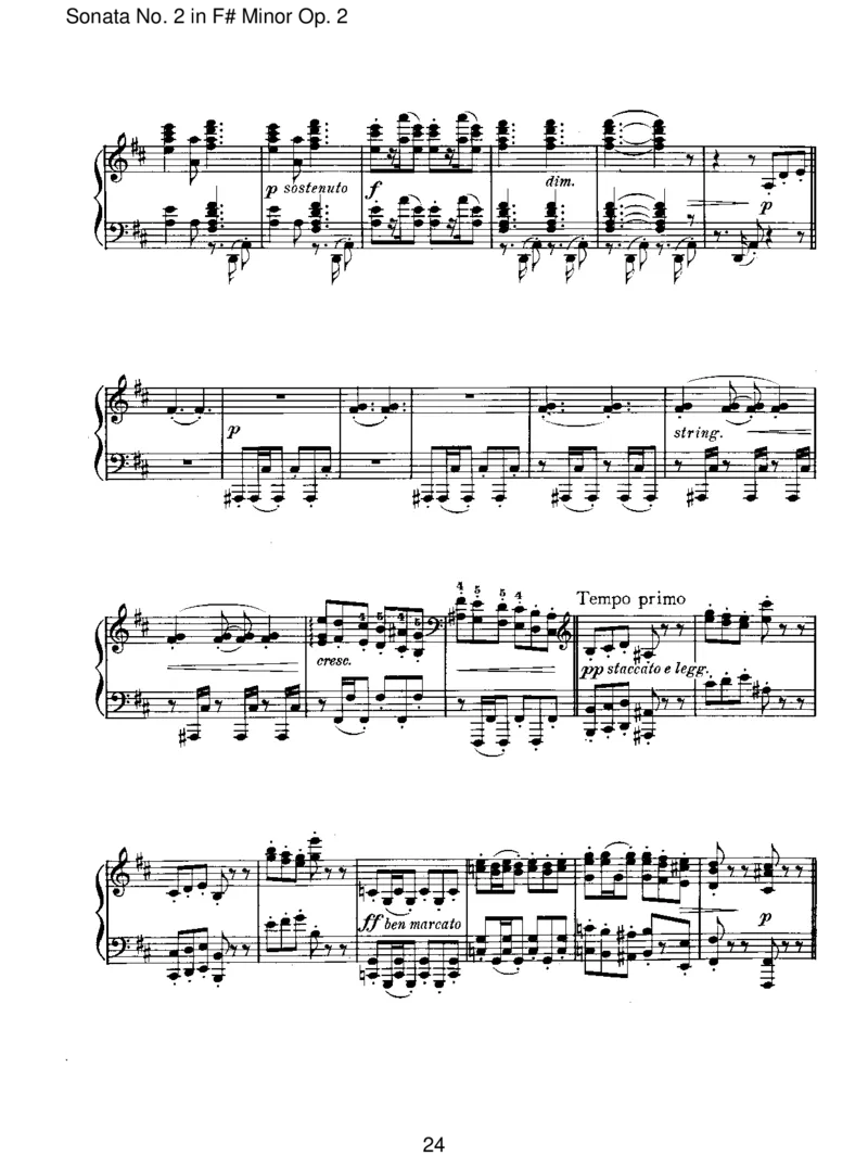 SonataNo.2inF#MinorOp.2_一万首著名钢琴曲谱哈农贝多芬合集视频教学电子版高清无水印可打印_1古典钢琴知名音乐家谱_勃拉姆斯钢琴谱全集_I.Sonatas