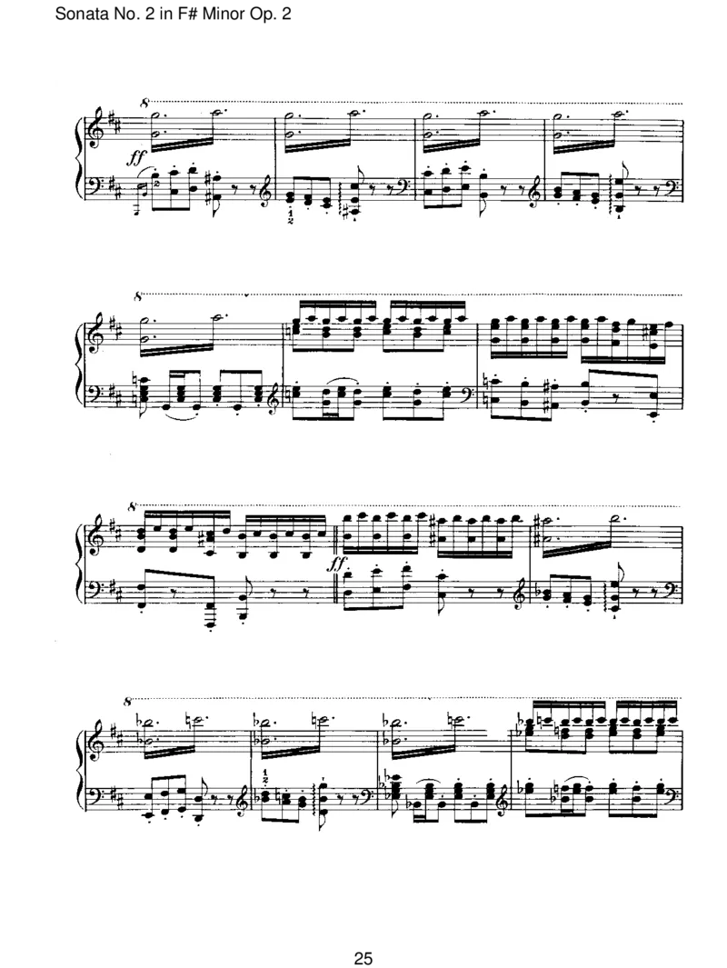 SonataNo.2inF#MinorOp.2_一万首著名钢琴曲谱哈农贝多芬合集视频教学电子版高清无水印可打印_1古典钢琴知名音乐家谱_勃拉姆斯钢琴谱全集_I.Sonatas
