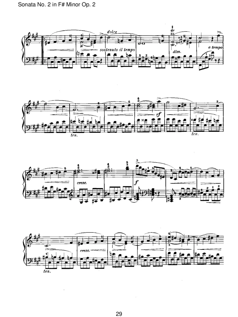 SonataNo.2inF#MinorOp.2_一万首著名钢琴曲谱哈农贝多芬合集视频教学电子版高清无水印可打印_1古典钢琴知名音乐家谱_勃拉姆斯钢琴谱全集_I.Sonatas