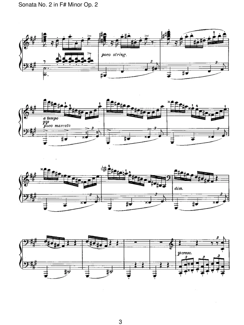 SonataNo.2inF#MinorOp.2_一万首著名钢琴曲谱哈农贝多芬合集视频教学电子版高清无水印可打印_1古典钢琴知名音乐家谱_勃拉姆斯钢琴谱全集_I.Sonatas