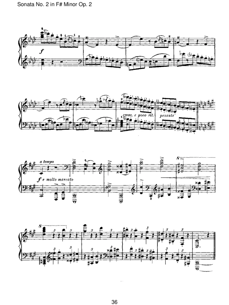 SonataNo.2inF#MinorOp.2_一万首著名钢琴曲谱哈农贝多芬合集视频教学电子版高清无水印可打印_1古典钢琴知名音乐家谱_勃拉姆斯钢琴谱全集_I.Sonatas