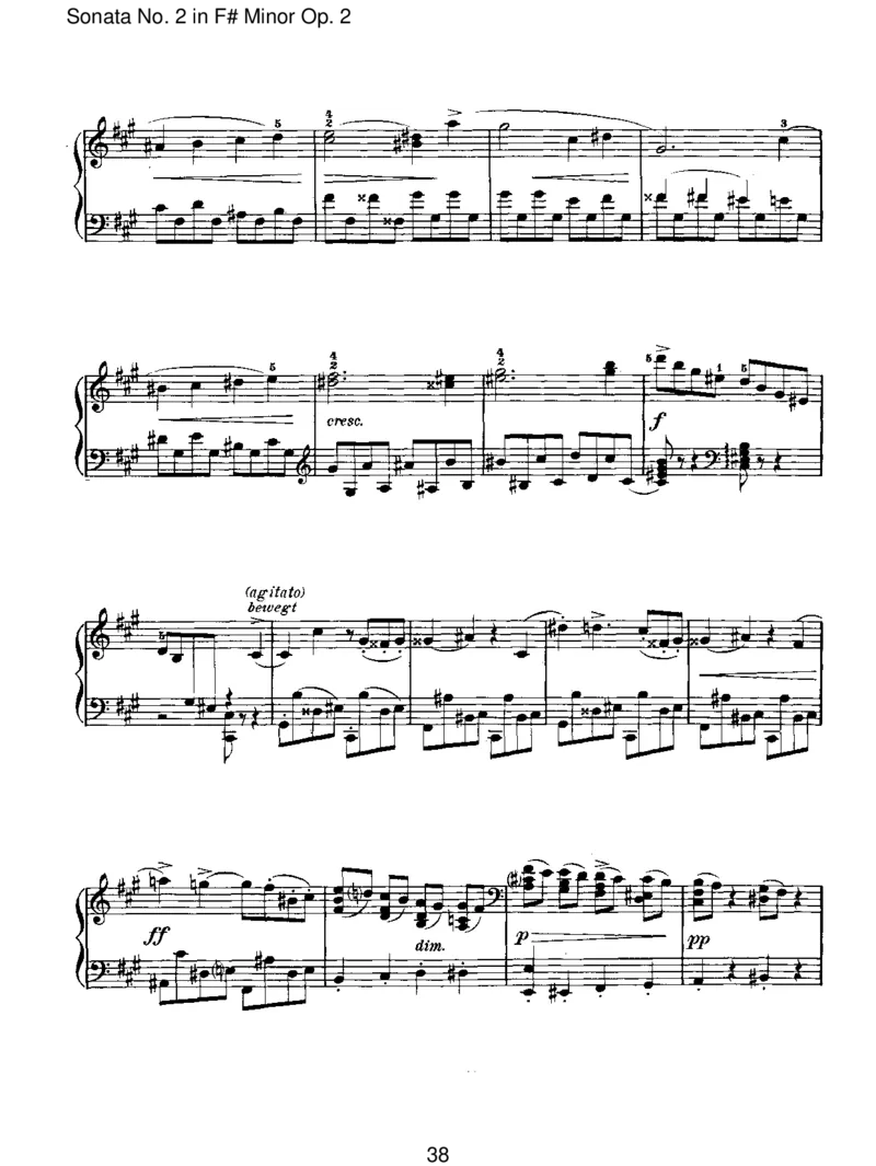 SonataNo.2inF#MinorOp.2_一万首著名钢琴曲谱哈农贝多芬合集视频教学电子版高清无水印可打印_1古典钢琴知名音乐家谱_勃拉姆斯钢琴谱全集_I.Sonatas