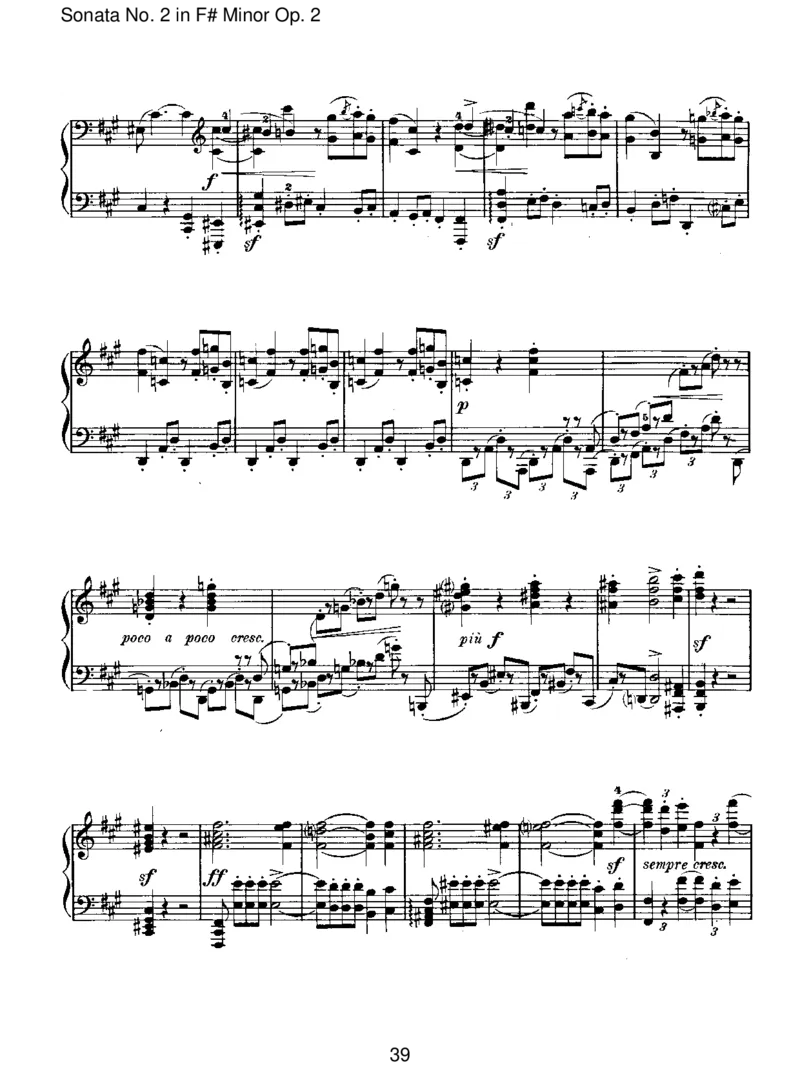 SonataNo.2inF#MinorOp.2_一万首著名钢琴曲谱哈农贝多芬合集视频教学电子版高清无水印可打印_1古典钢琴知名音乐家谱_勃拉姆斯钢琴谱全集_I.Sonatas