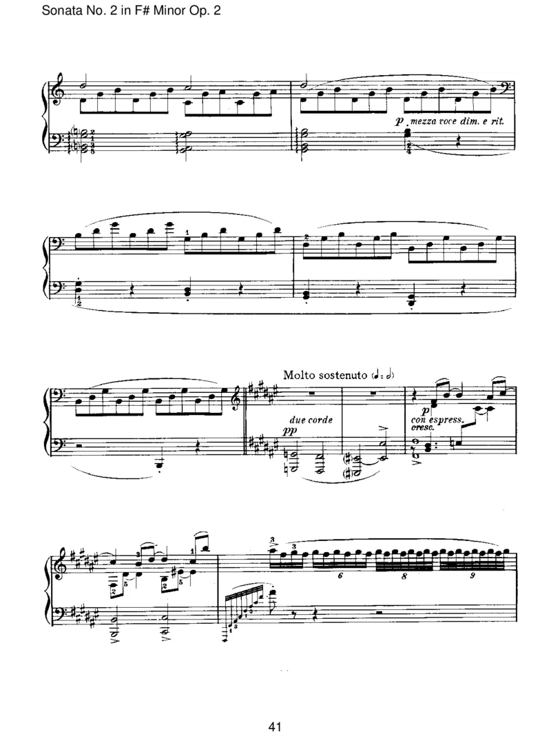 SonataNo.2inF#MinorOp.2_一万首著名钢琴曲谱哈农贝多芬合集视频教学电子版高清无水印可打印_1古典钢琴知名音乐家谱_勃拉姆斯钢琴谱全集_I.Sonatas