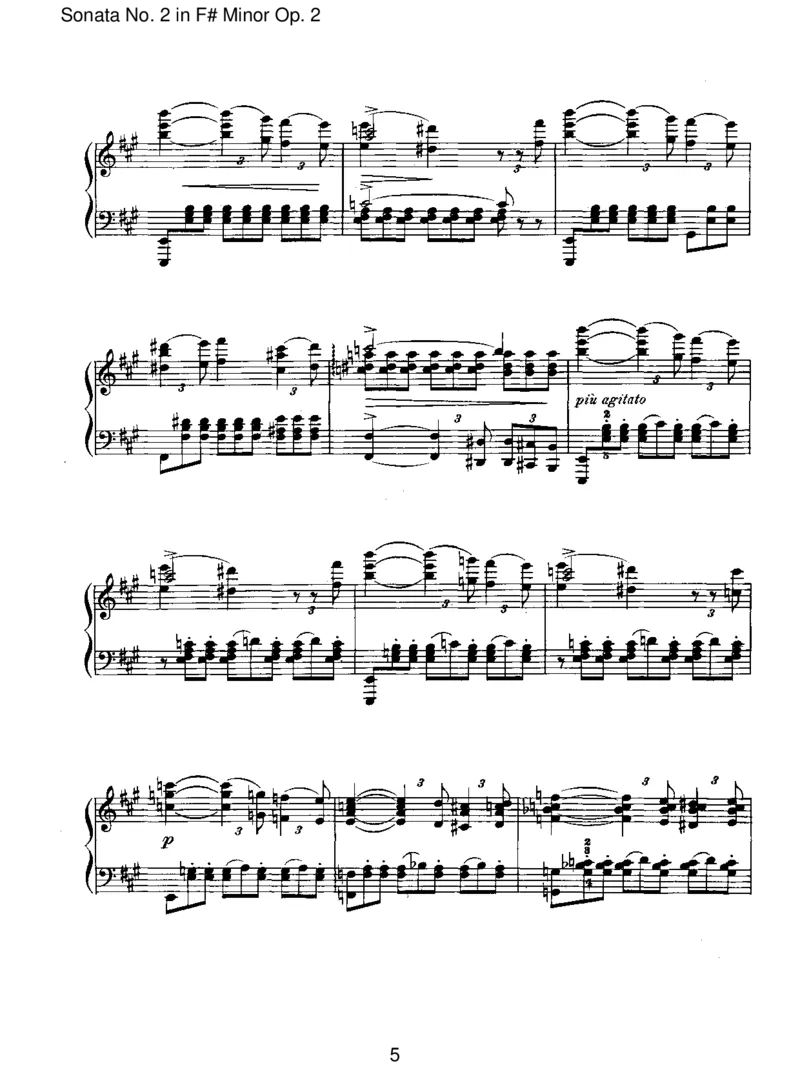 SonataNo.2inF#MinorOp.2_一万首著名钢琴曲谱哈农贝多芬合集视频教学电子版高清无水印可打印_1古典钢琴知名音乐家谱_勃拉姆斯钢琴谱全集_I.Sonatas