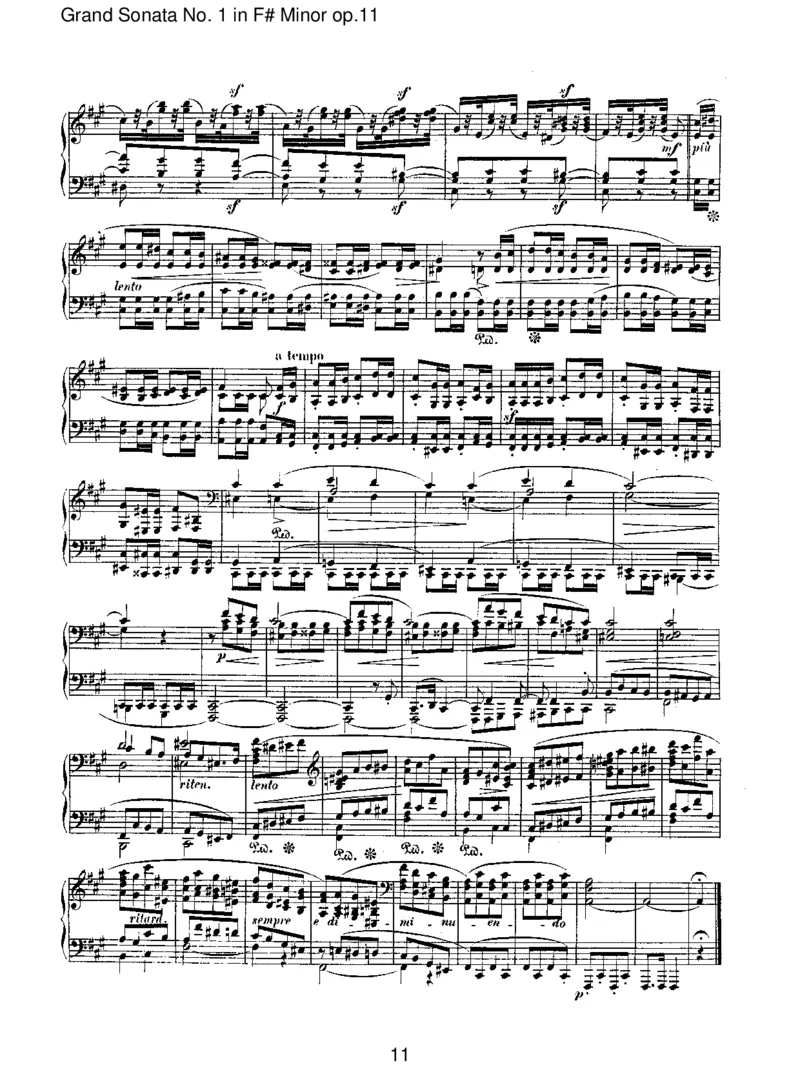 GrandSonataNo.1inF#Minorop.11_一万首著名钢琴曲谱哈农贝多芬合集视频教学电子版高清无水印可打印_1古典钢琴知名音乐家谱_舒曼钢琴谱全集_RobertSchumann罗伯特&middot;舒曼(1810-1856)