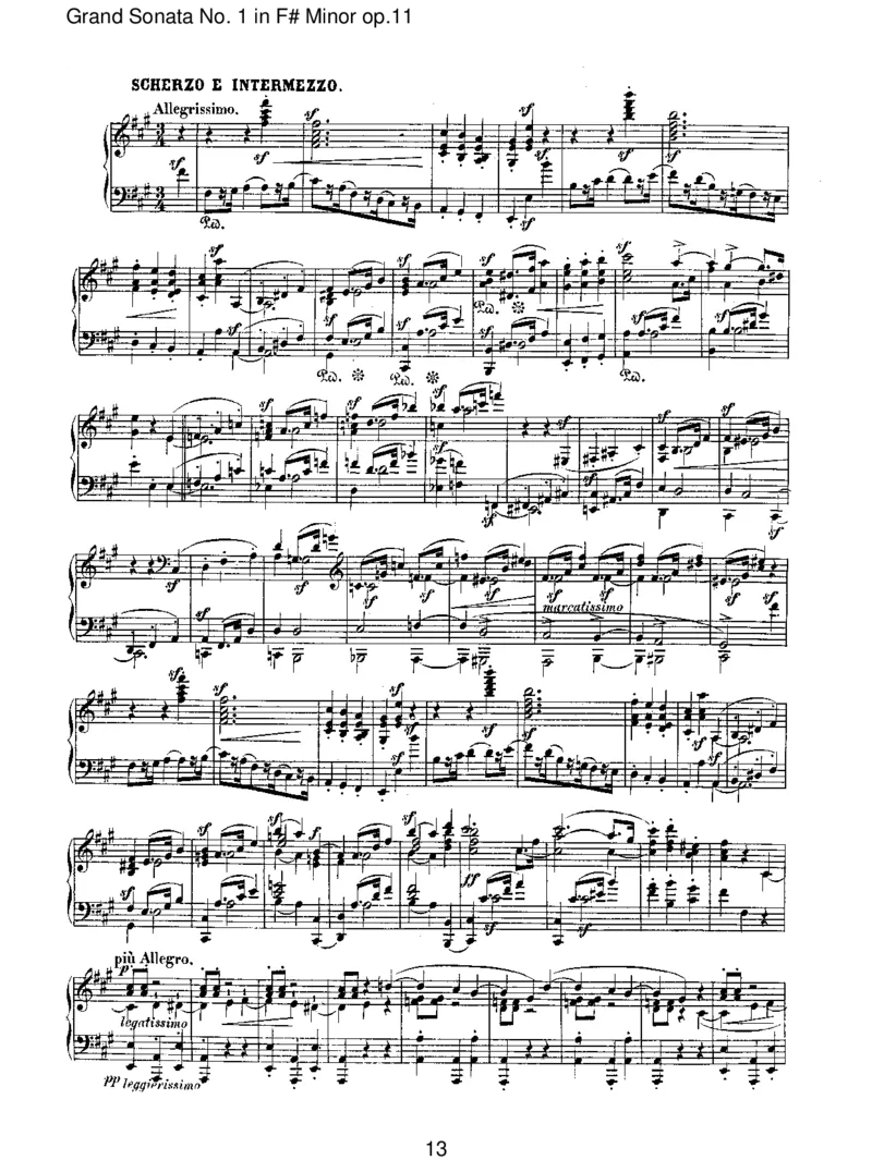 GrandSonataNo.1inF#Minorop.11_一万首著名钢琴曲谱哈农贝多芬合集视频教学电子版高清无水印可打印_1古典钢琴知名音乐家谱_舒曼钢琴谱全集_RobertSchumann罗伯特&middot;舒曼(1810-1856)