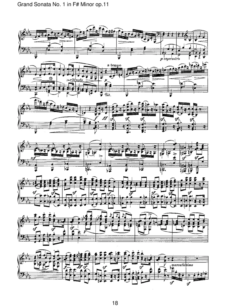 GrandSonataNo.1inF#Minorop.11_一万首著名钢琴曲谱哈农贝多芬合集视频教学电子版高清无水印可打印_1古典钢琴知名音乐家谱_舒曼钢琴谱全集_RobertSchumann罗伯特&middot;舒曼(1810-1856)