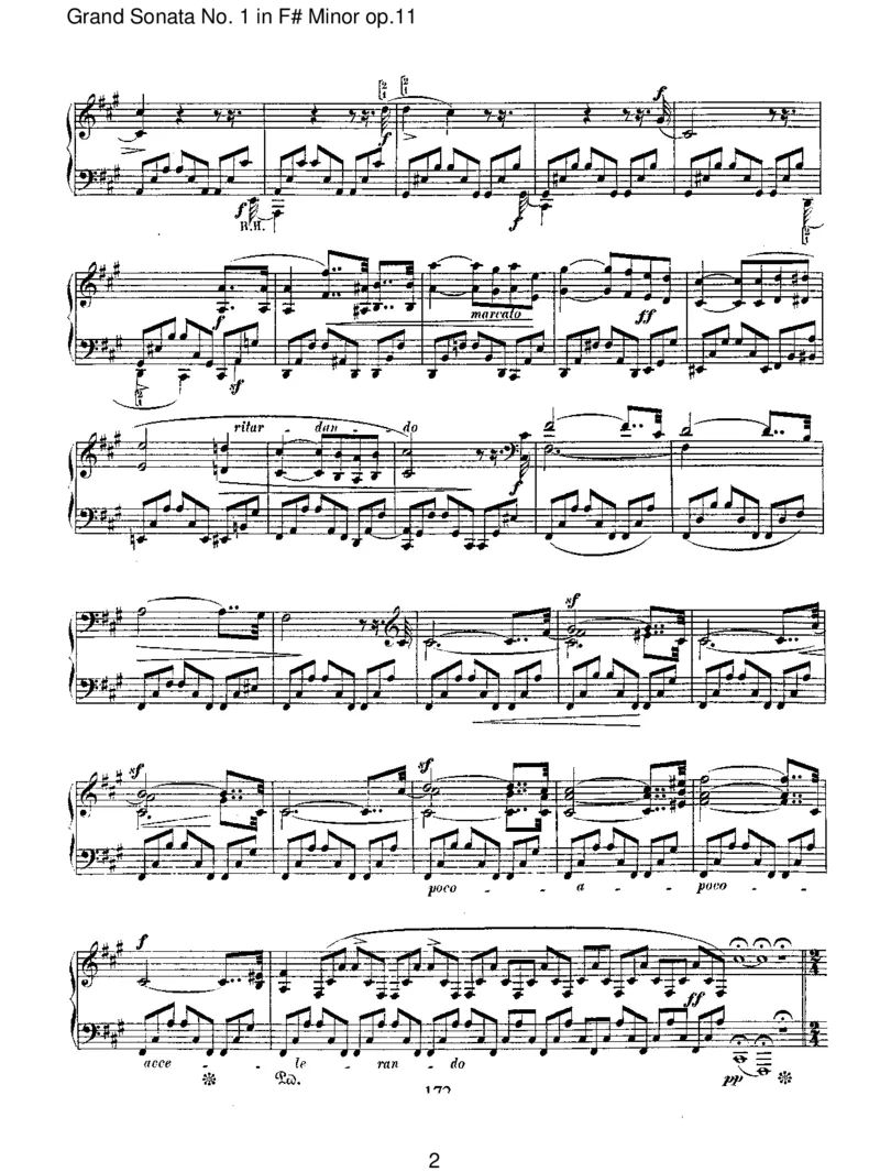 GrandSonataNo.1inF#Minorop.11_一万首著名钢琴曲谱哈农贝多芬合集视频教学电子版高清无水印可打印_1古典钢琴知名音乐家谱_舒曼钢琴谱全集_RobertSchumann罗伯特&middot;舒曼(1810-1856)