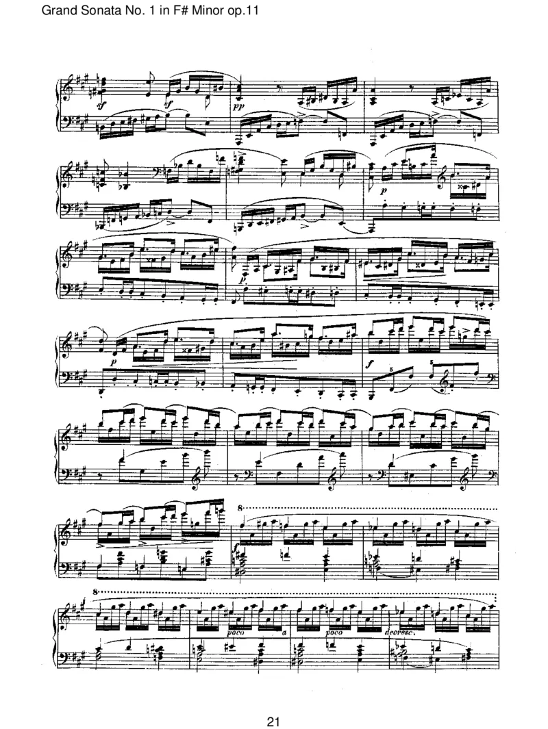 GrandSonataNo.1inF#Minorop.11_一万首著名钢琴曲谱哈农贝多芬合集视频教学电子版高清无水印可打印_1古典钢琴知名音乐家谱_舒曼钢琴谱全集_RobertSchumann罗伯特&middot;舒曼(1810-1856)