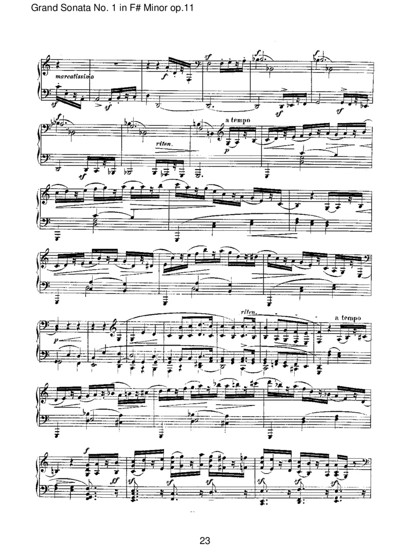 GrandSonataNo.1inF#Minorop.11_一万首著名钢琴曲谱哈农贝多芬合集视频教学电子版高清无水印可打印_1古典钢琴知名音乐家谱_舒曼钢琴谱全集_RobertSchumann罗伯特&middot;舒曼(1810-1856)