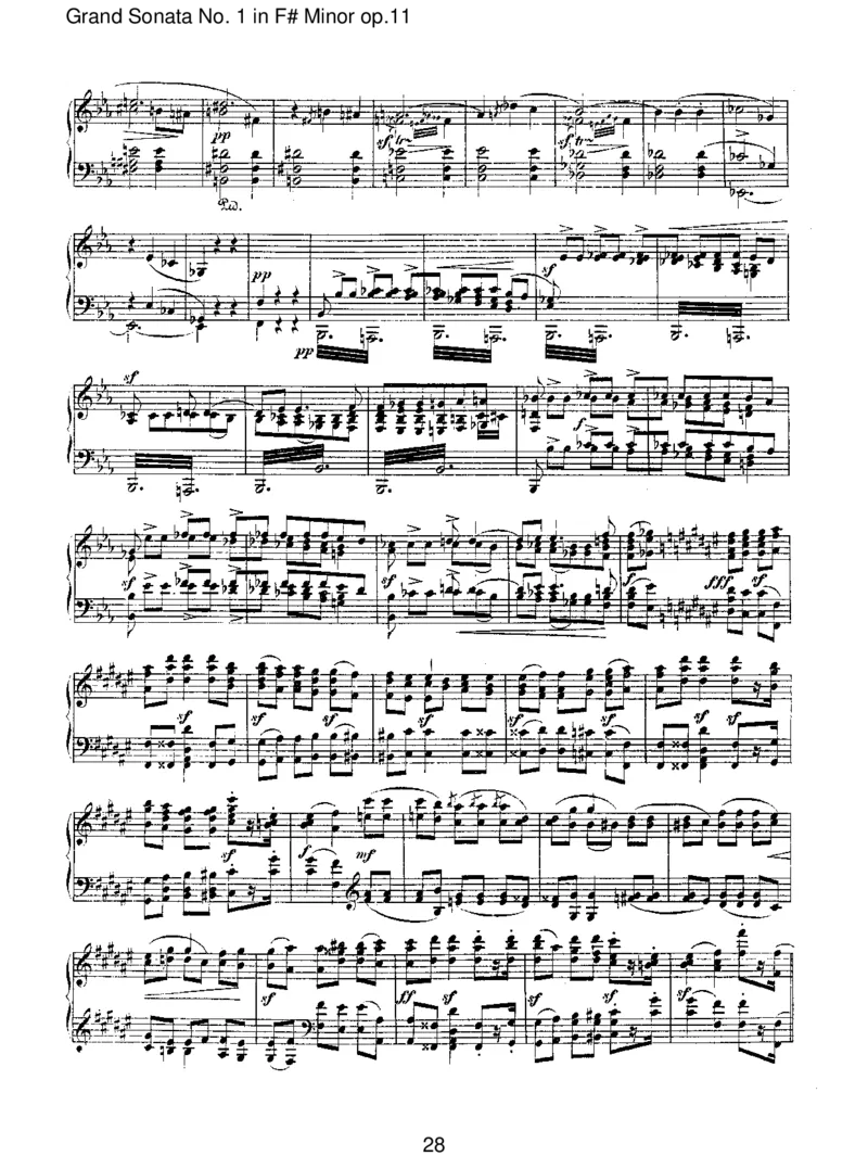 GrandSonataNo.1inF#Minorop.11_一万首著名钢琴曲谱哈农贝多芬合集视频教学电子版高清无水印可打印_1古典钢琴知名音乐家谱_舒曼钢琴谱全集_RobertSchumann罗伯特&middot;舒曼(1810-1856)
