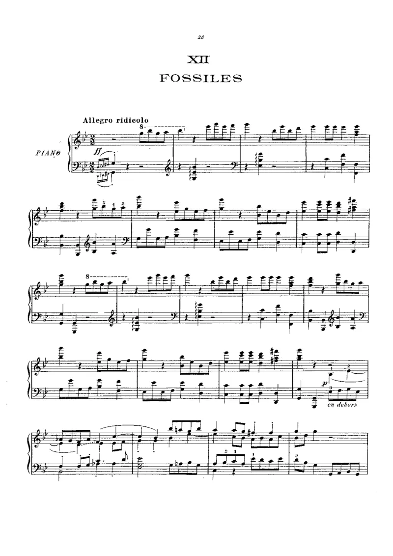 LeCarnavalDesAnimaux_一万首著名钢琴曲谱哈农贝多芬合集视频教学电子版高清无水印可打印_1古典钢琴知名音乐家谱_圣桑钢琴谱全集