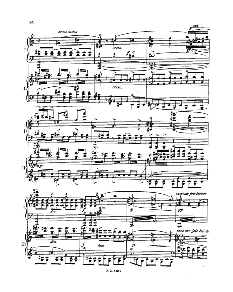 Prometheus,Op60(2Piano)_一万首著名钢琴曲谱哈农贝多芬合集视频教学电子版高清无水印可打印_1古典钢琴知名音乐家谱_斯克里亚宾钢琴谱全集
