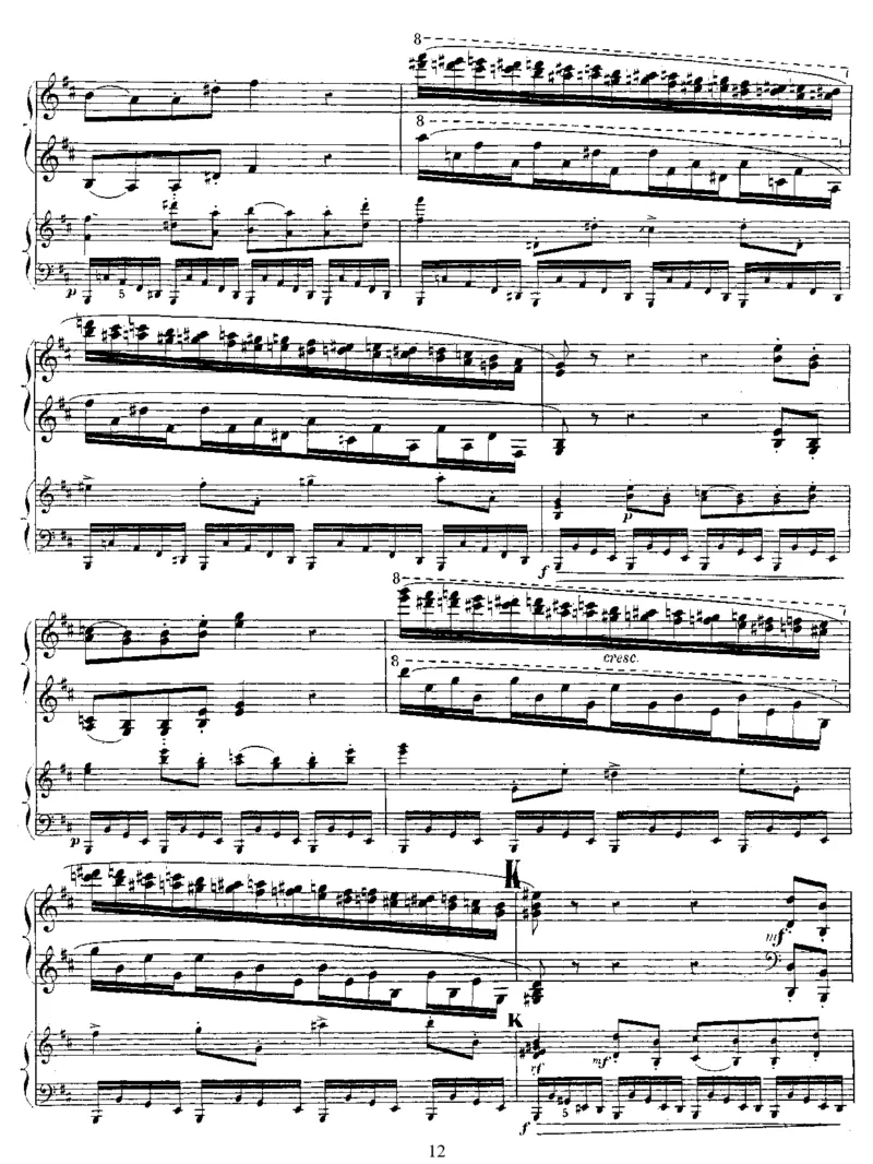 SaintSaens_Concerto_No.1_op.17_一万首著名钢琴曲谱哈农贝多芬合集视频教学电子版高清无水印可打印_1古典钢琴知名音乐家谱_圣桑钢琴谱全集_钢琴协奏曲