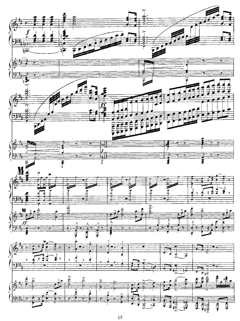 SaintSaens_Concerto_No.1_op.17_一万首著名钢琴曲谱哈农贝多芬合集视频教学电子版高清无水印可打印_1古典钢琴知名音乐家谱_圣桑钢琴谱全集_钢琴协奏曲