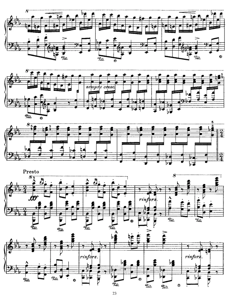 HungarianRhapsodyNo9inEb_NoRestriction_一万首著名钢琴曲谱哈农贝多芬合集视频教学电子版高清无水印可打印_1古典钢琴知名音乐家谱_李斯特钢琴谱全集_匈牙利狂想曲