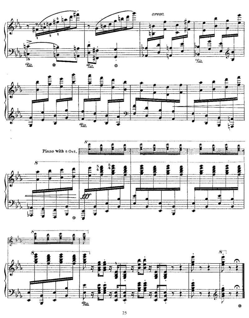 HungarianRhapsodyNo9inEb_NoRestriction_一万首著名钢琴曲谱哈农贝多芬合集视频教学电子版高清无水印可打印_1古典钢琴知名音乐家谱_李斯特钢琴谱全集_匈牙利狂想曲