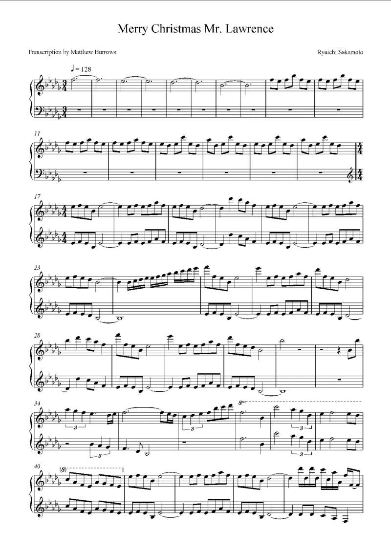 MerryChristmas_一万首著名钢琴曲谱哈农贝多芬合集视频教学电子版高清无水印可打印_02现代钢琴谱合集_马克西姆钢琴谱全集