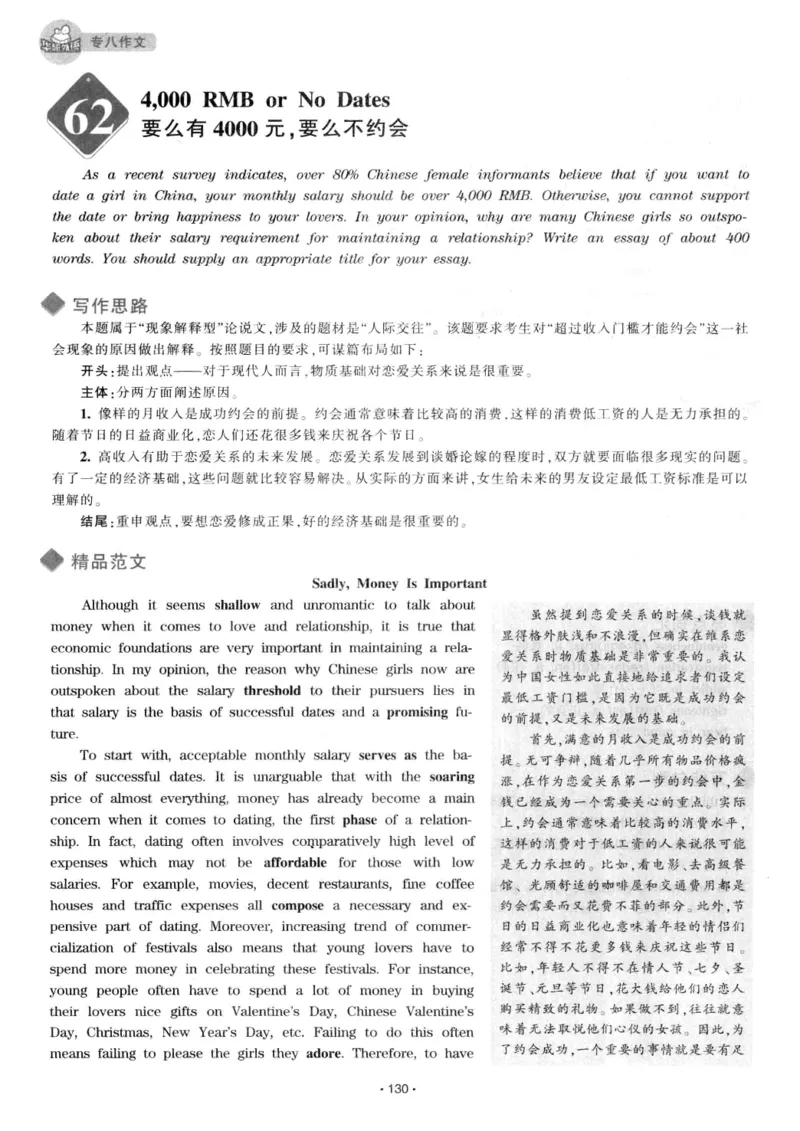 h专八（作文100篇）2016版_2025专四专八真题及备考资料_2009-2024专八真题+备考资料_专八资料电子书_24专八作文专题资料_华研专八写作100篇