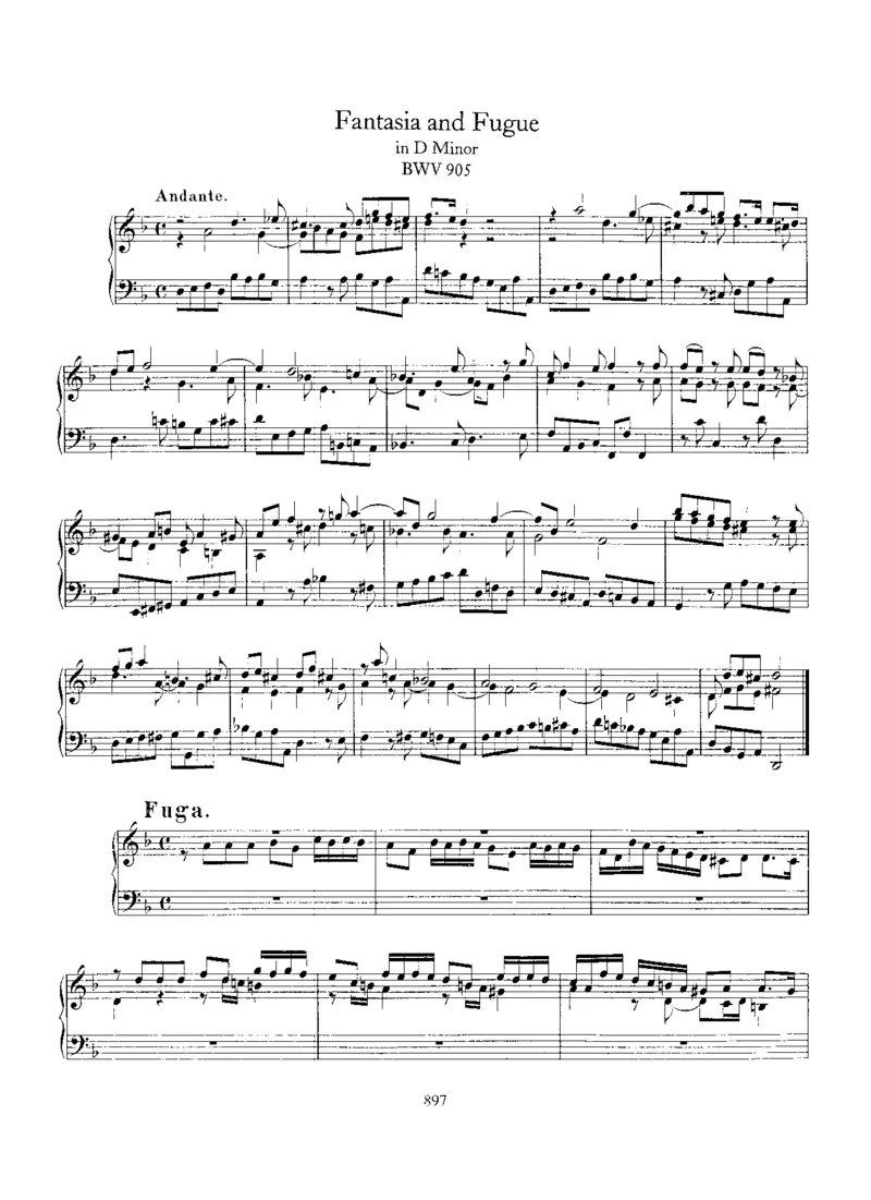 FantasiaandFugueind,BWV905_一万首著名钢琴曲谱哈农贝多芬合集视频教学电子版高清无水印可打印_1古典钢琴知名音乐家谱_巴赫钢琴谱全集_Preludes，Fantasias，Fugues