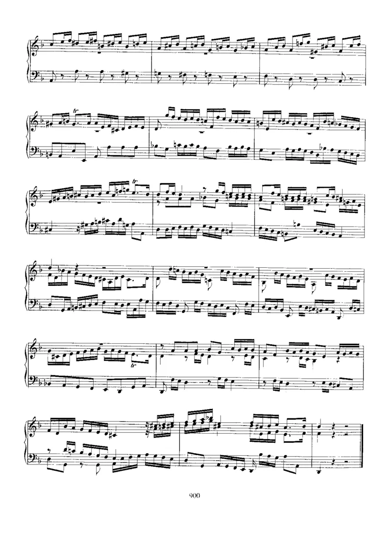 FantasiaandFugueind,BWV905_一万首著名钢琴曲谱哈农贝多芬合集视频教学电子版高清无水印可打印_1古典钢琴知名音乐家谱_巴赫钢琴谱全集_Preludes，Fantasias，Fugues