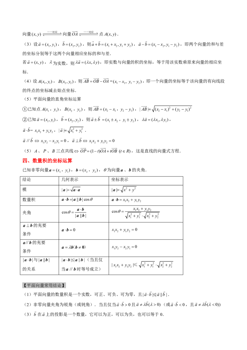 专题03平面向量-原卷版_2024-2025高三（6-6月题库）_2024年08月试卷_08202025版《真题题源解密-专题分类》数学