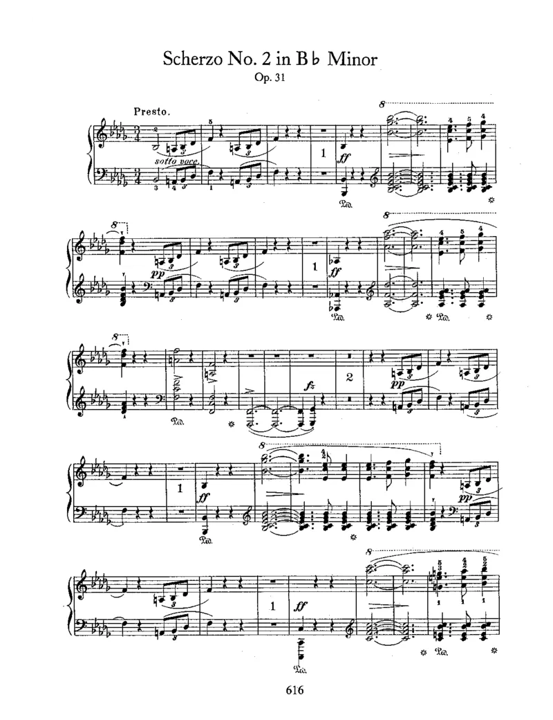 ScherzoNo2inbb,Op31_NoRestriction_一万首著名钢琴曲谱哈农贝多芬合集视频教学电子版高清无水印可打印_1古典钢琴知名音乐家谱_肖邦钢琴谱全集_谐谑曲