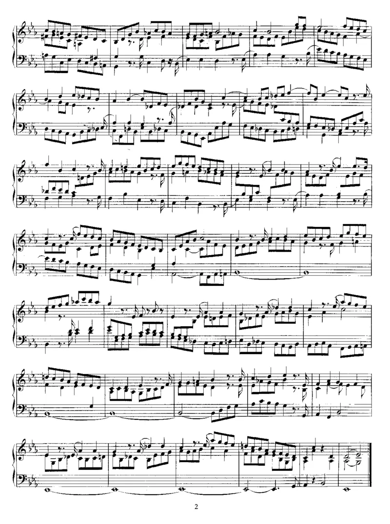 FugueinEb,K153_一万首著名钢琴曲谱哈农贝多芬合集视频教学电子版高清无水印可打印_1古典钢琴知名音乐家谱_莫扎特钢琴谱全集_0312095926_其他