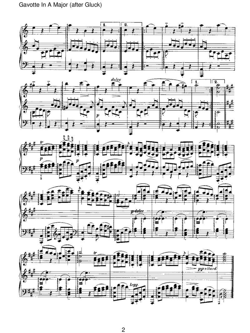 GavotteInAMajor(afterGluck)_一万首著名钢琴曲谱哈农贝多芬合集视频教学电子版高清无水印可打印_1古典钢琴知名音乐家谱_勃拉姆斯钢琴谱全集_V.Studies,Transcriptions,Cadenzas,andMiscellaneousWorks