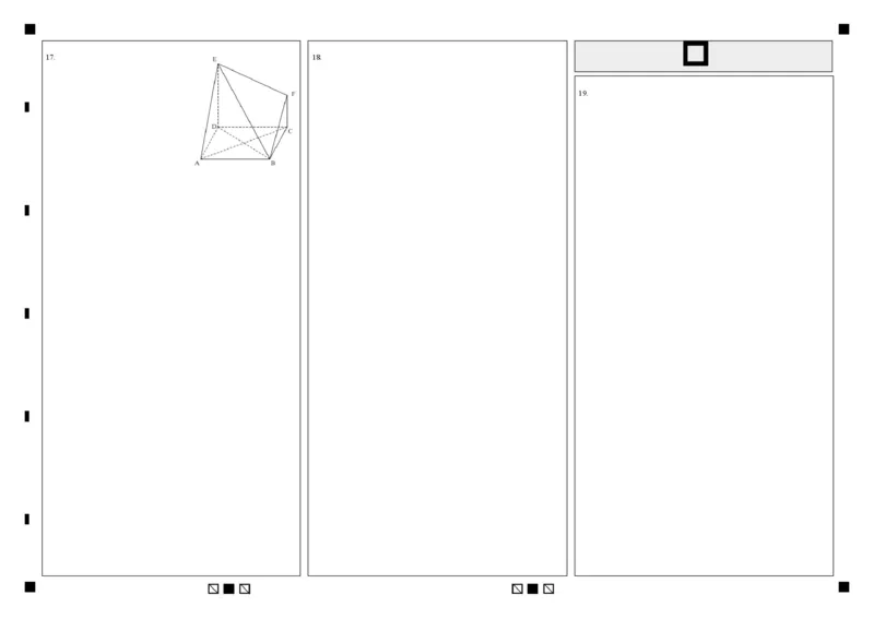 宜昌市2025年部分示范高中联合期中考试高二年级数学试题及答案宜昌市部分省级示范高中2025春季学期高二年级期中考试数学答题卡_2024-2025高二（7-7月题库）_2025年05月试卷