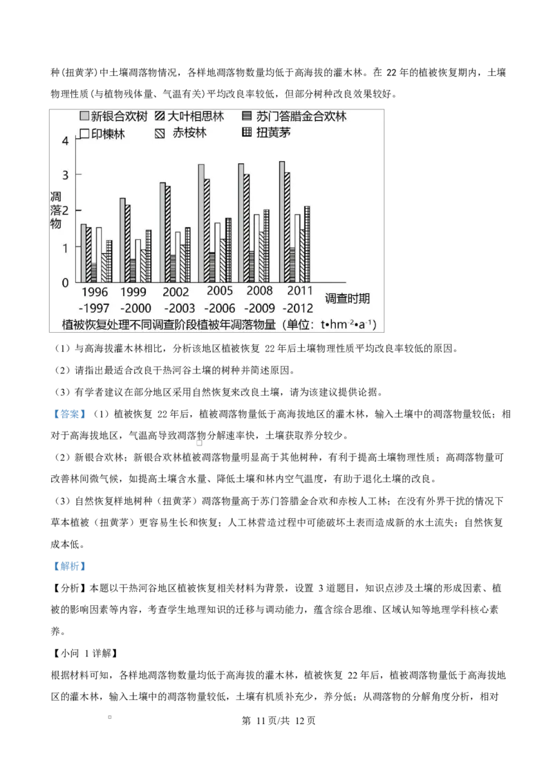 湖北省黄冈市蕲春县第一高级中学2024-2025学年高二下学期5月月考地理试题Word版含解析_2024-2025高二（7-7月题库）_2025年6月试卷