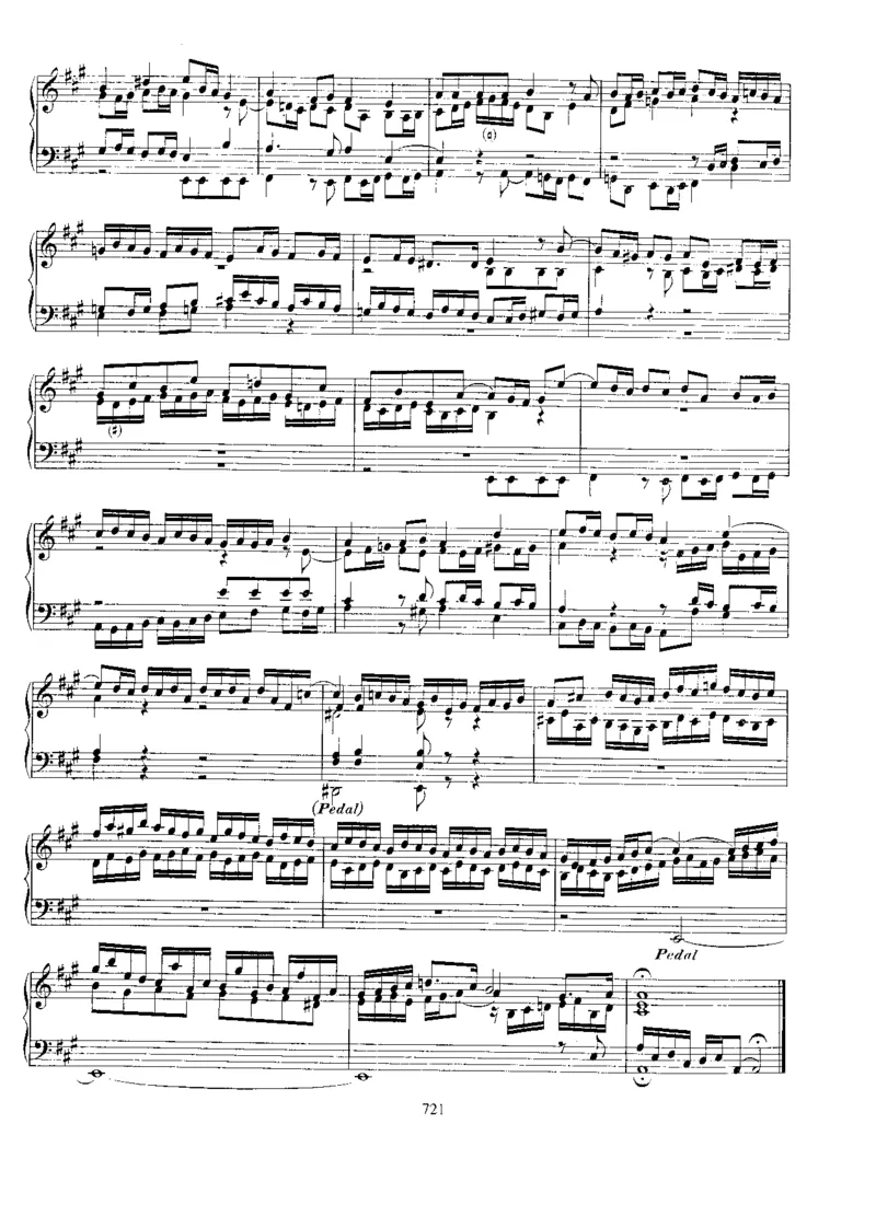 FugueinA,BWV949_一万首著名钢琴曲谱哈农贝多芬合集视频教学电子版高清无水印可打印_1古典钢琴知名音乐家谱_巴赫钢琴谱全集_Preludes，Fantasias，Fugues