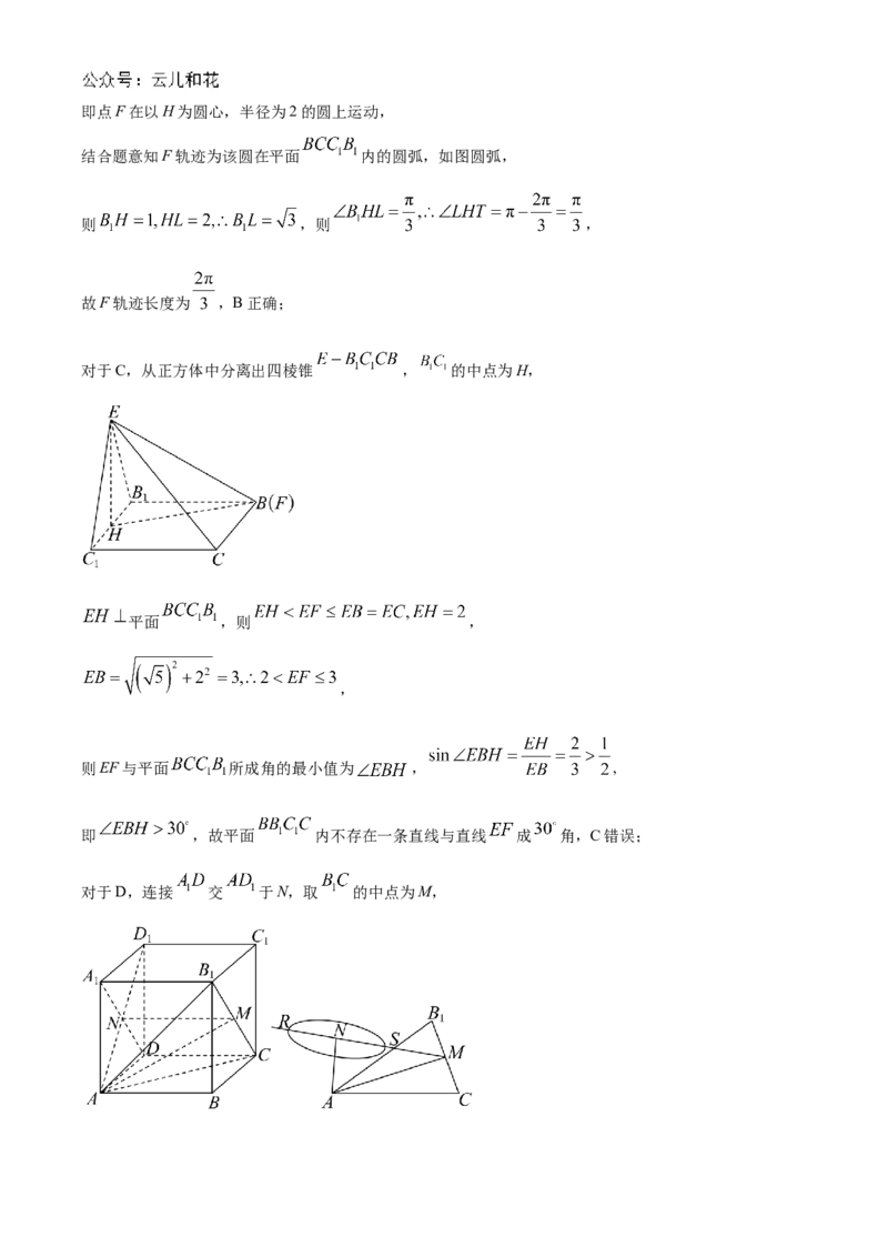 广东省阳江市高新区2024-2025学年高二上学期11月期中测试数学试题Word版含解析_2024-2025高二（7-7月题库）_2024年12月试卷_1203广东省阳江市高新区2024-2025学年高二上学期11月期中考试