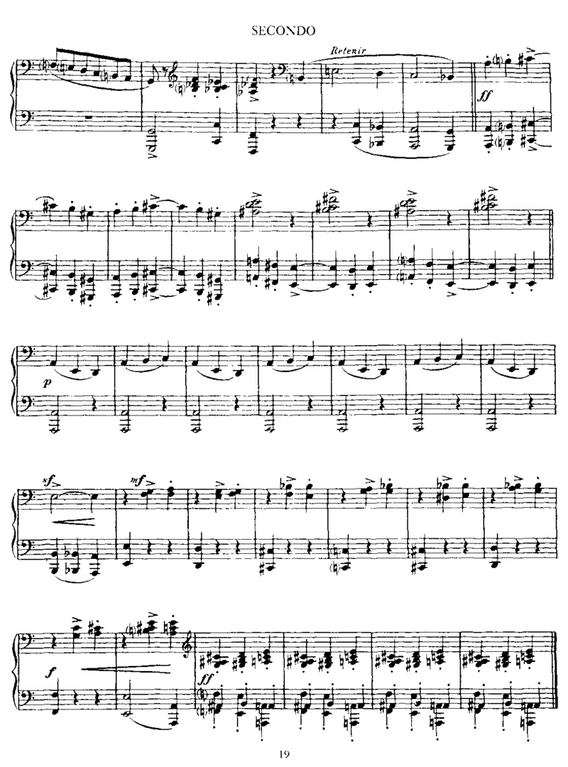 LaBelleExcentrique(4Hands)_一万首著名钢琴曲谱哈农贝多芬合集视频教学电子版高清无水印可打印_1古典钢琴知名音乐家谱_萨蒂钢琴谱全集_四手连弹