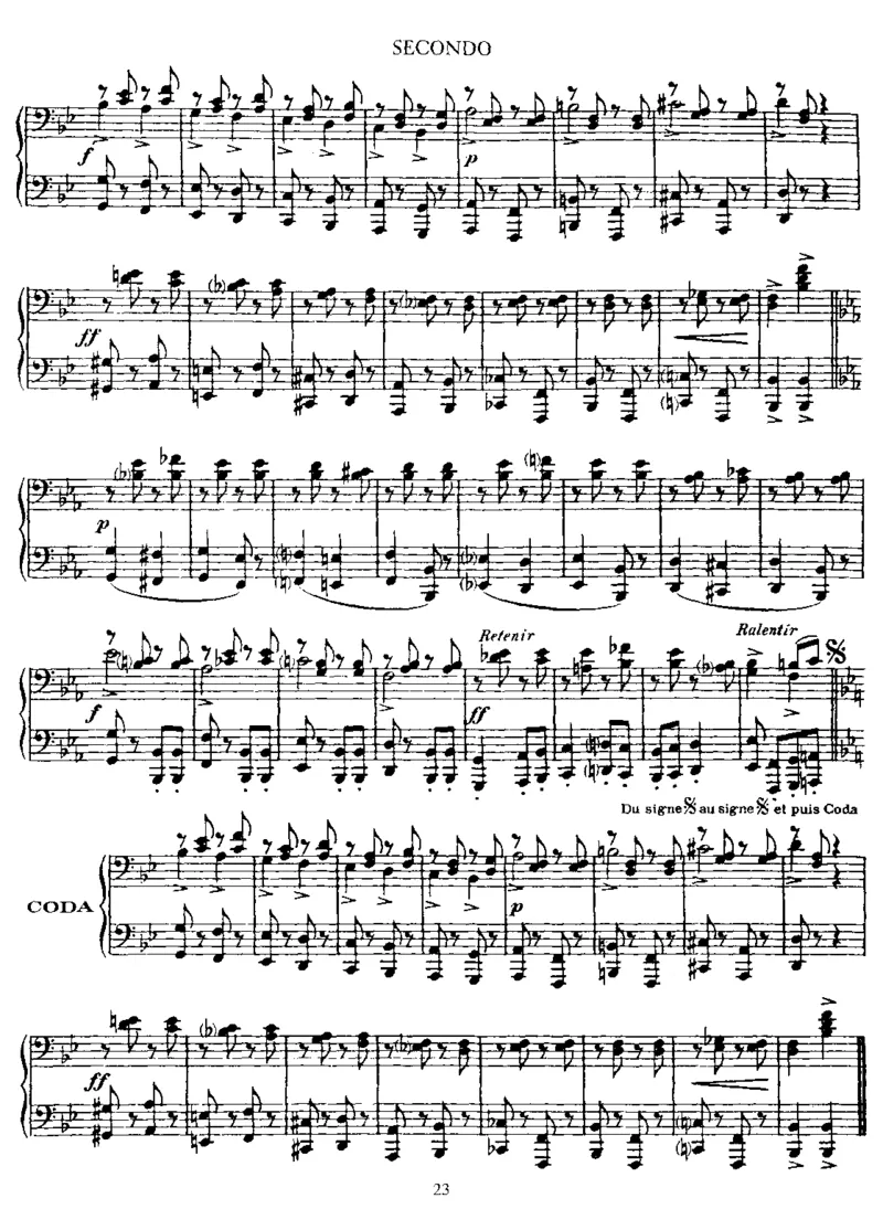 LaBelleExcentrique(4Hands)_一万首著名钢琴曲谱哈农贝多芬合集视频教学电子版高清无水印可打印_1古典钢琴知名音乐家谱_萨蒂钢琴谱全集_四手连弹