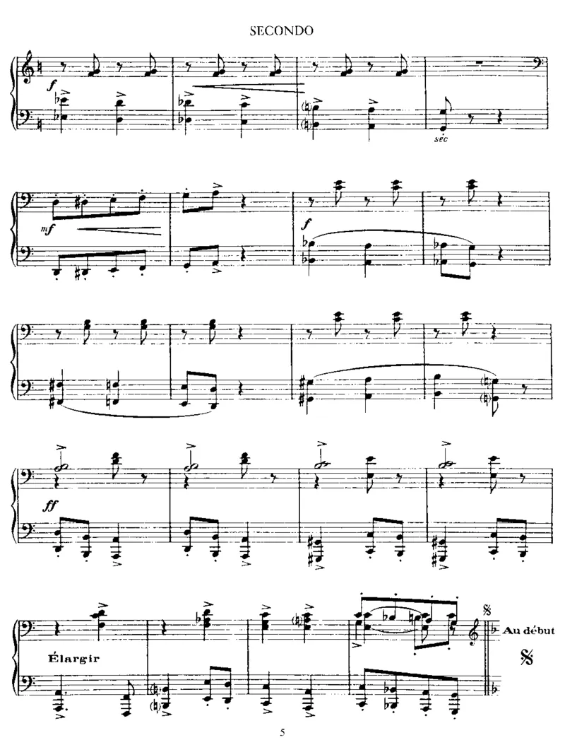 LaBelleExcentrique(4Hands)_一万首著名钢琴曲谱哈农贝多芬合集视频教学电子版高清无水印可打印_1古典钢琴知名音乐家谱_萨蒂钢琴谱全集_四手连弹