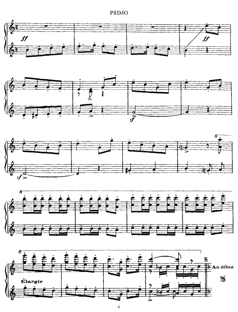 LaBelleExcentrique(4Hands)_一万首著名钢琴曲谱哈农贝多芬合集视频教学电子版高清无水印可打印_1古典钢琴知名音乐家谱_萨蒂钢琴谱全集_四手连弹