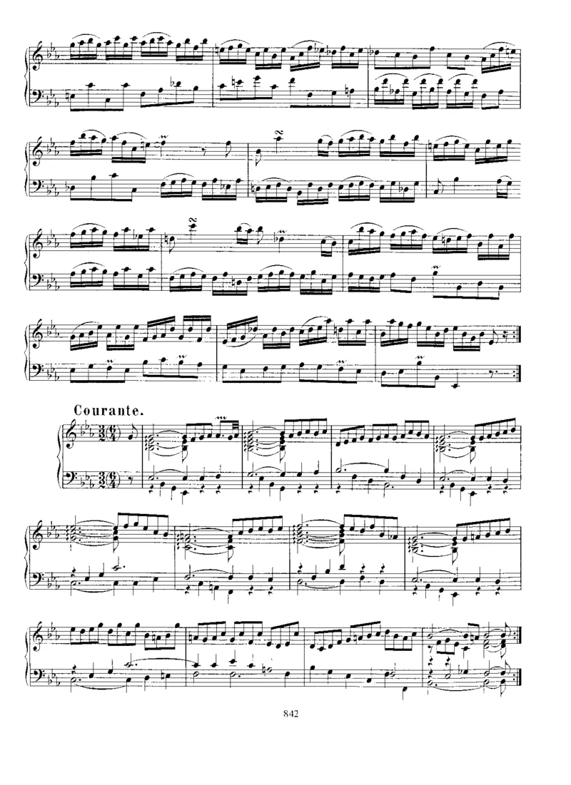 SuiteinEb,BWV819_一万首著名钢琴曲谱哈农贝多芬合集视频教学电子版高清无水印可打印_1古典钢琴知名音乐家谱_巴赫钢琴谱全集_其他