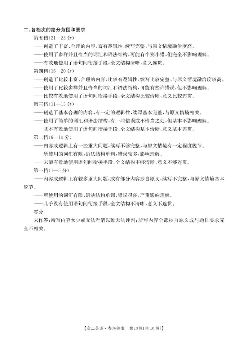 山东省大联考2024-2025学年高二上学期12月月考试题英语PDF版含解析_2024-2025高二（7-7月题库）_2024年12月试卷_1229山东省大联考2024-2025学年高二上学期12月月考