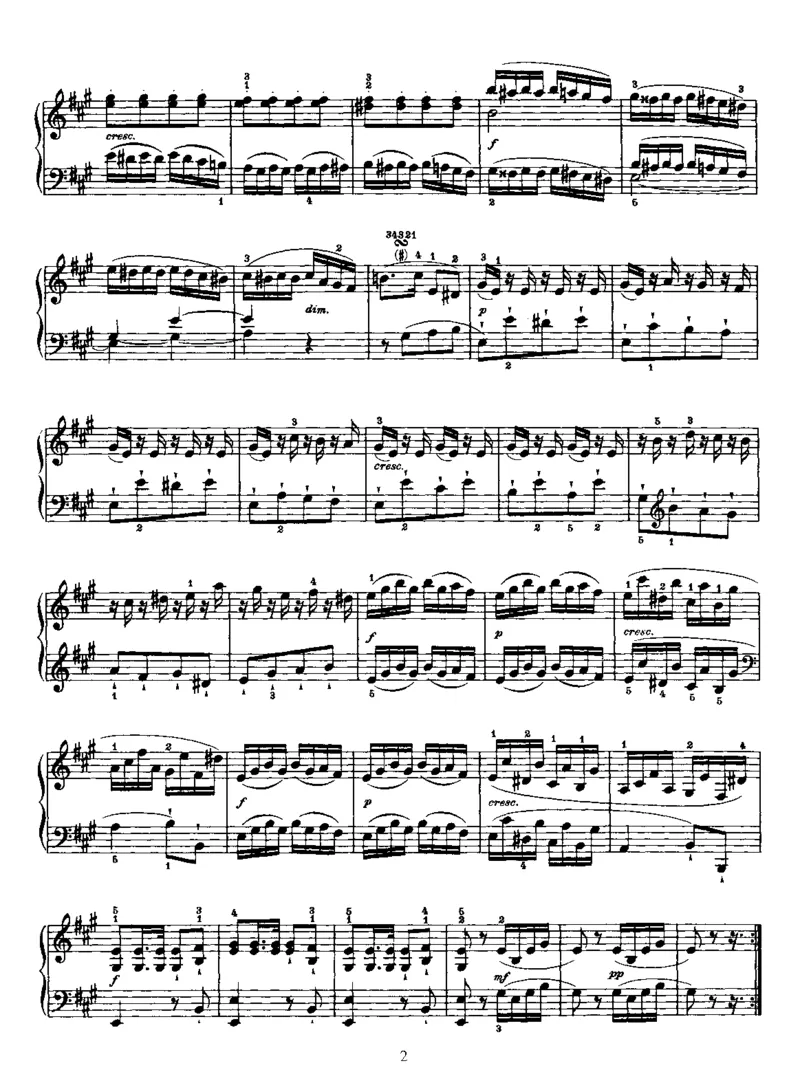 PianoSonataNo30inA_NoRestriction_一万首著名钢琴曲谱哈农贝多芬合集视频教学电子版高清无水印可打印_1古典钢琴知名音乐家谱_海顿钢琴谱全集_奏鸣曲