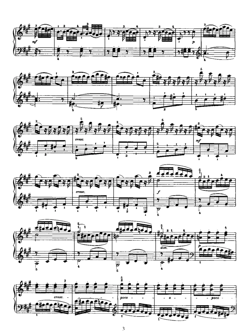 PianoSonataNo30inA_NoRestriction_一万首著名钢琴曲谱哈农贝多芬合集视频教学电子版高清无水印可打印_1古典钢琴知名音乐家谱_海顿钢琴谱全集_奏鸣曲